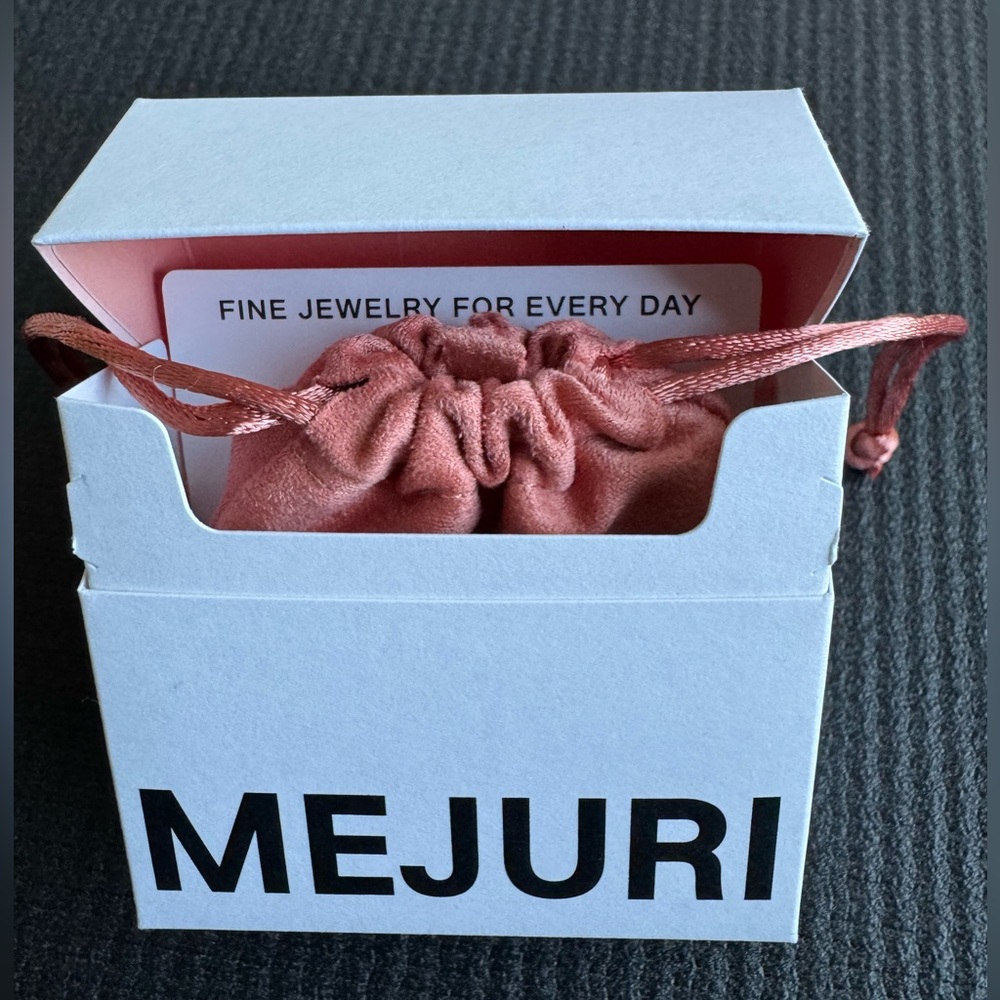 MEJURI 14k cursive letter A charm - Picture 6 of 6